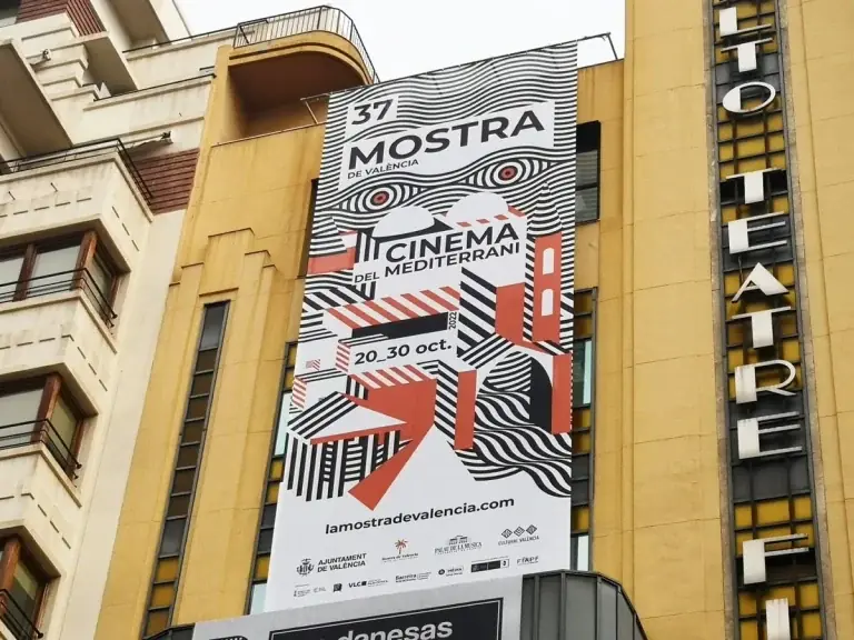 Imagen gráfica de Mostra del Cinema del Mediterrani de València, diseñado por Creatias Estudio