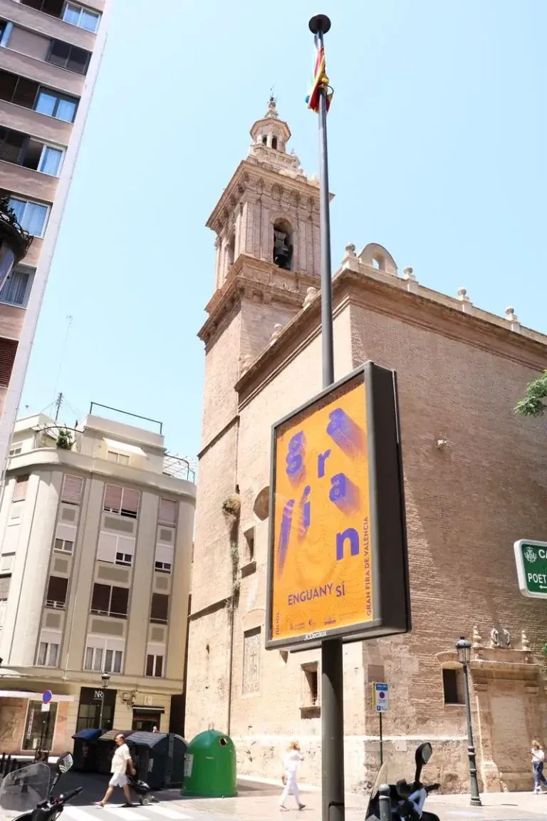 Imagen gráfica de Gran Fira de València 2022, diseñado por Creatias Estudio