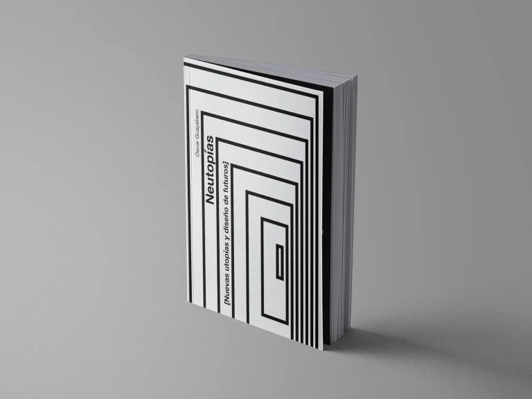 Diseño editorial de Neutopías, diseñado por Creatias Estudio